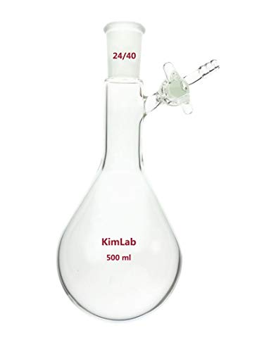 Donlab FLR-01 ASTM STD זכוכית 100 מל שלנק בקבוק תגובה 24/40 מפרק עם עצירת זכוכית
