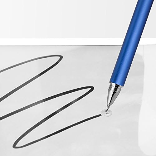 עט חרט בוקס גלוס תואם ל- Asus Zenbook Flip 15 - חרט קיבולי Finetouch, עט חרט סופר מדויק עבור Asus Zenbook Flip 15 - Jet Black