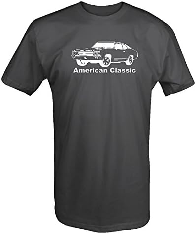 American American Classic Hotrod Chevelle Nova Car Car V8 חולצת T