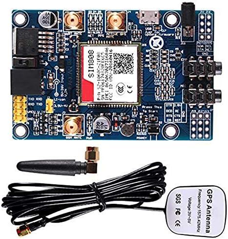 SIM808 מודול GSM GMS GPRS פיתוח GPS + IPX SMA GSM GPS אנטנה תמיכה 2G רשת עבור Arduino Raspberry Pi