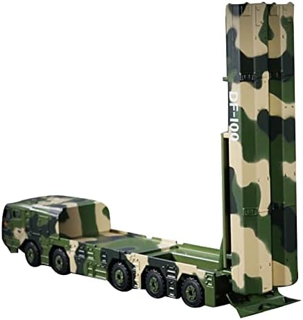 סגסוגת טילי שיוט רכב דגם 1: 100 דגם סימולציה לוחם צבאי מצעד דגם קישוט