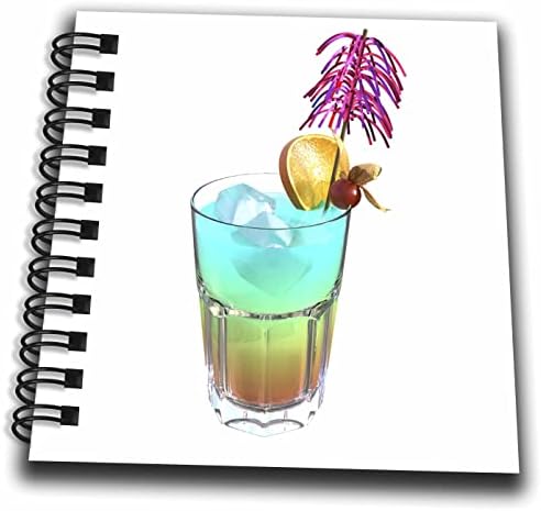 3drose משקאות גרפיים בוהם - משקה אלכוהולי קוקטייל גן עדן - ספרי רישום